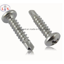 Stainless Steel Round Head Self Drillling Screw / Fastener